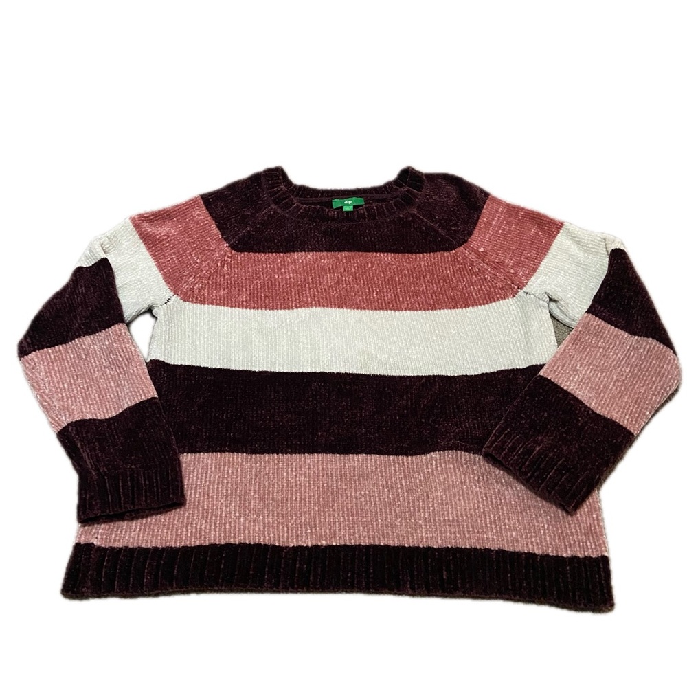 Large Super Soft Striped Sweater Size Large